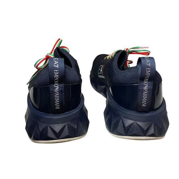 Emporio Armani 13.5 Ea7 Italia Olympic Team Sneakers In Tokyo Navy Tennis Shoes main image 4